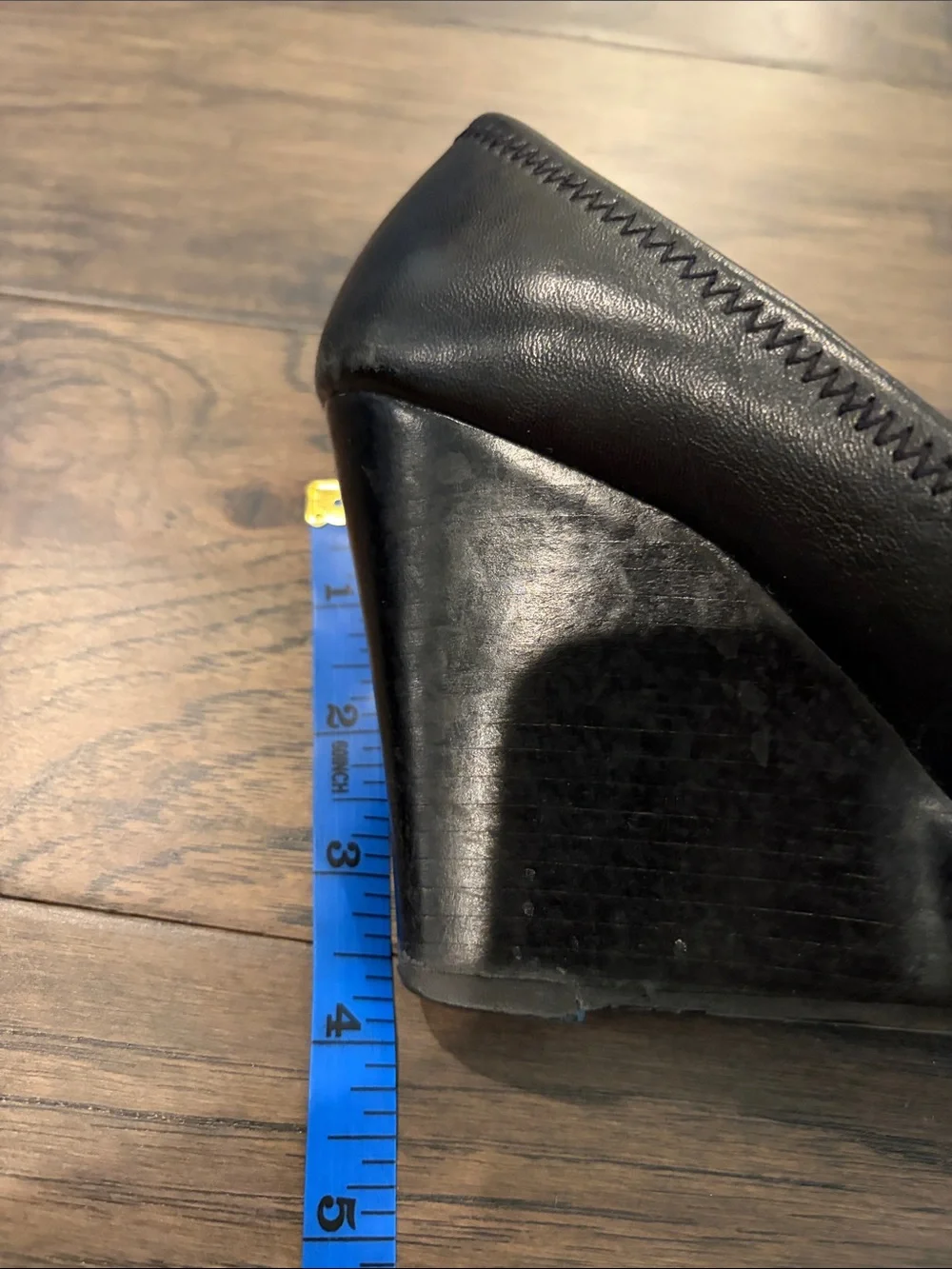 Tory Burch Black Wedge Heels Sz 7.5